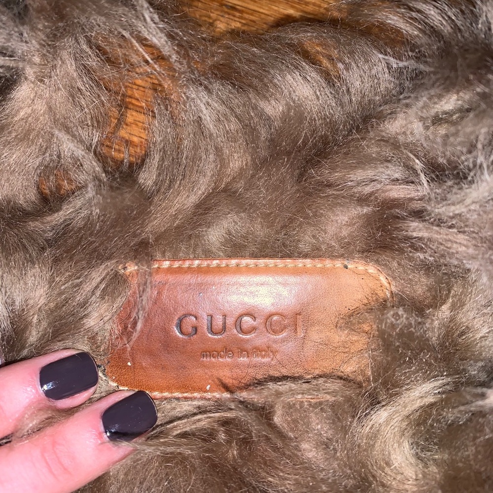 Gucci Fur Slides - image 5